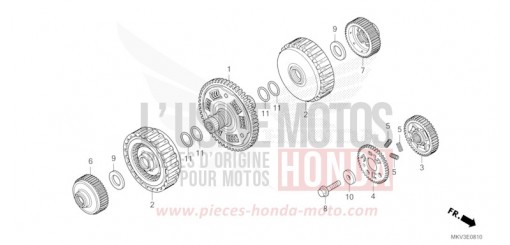 EMBRAYAGE NSS750M de 2021